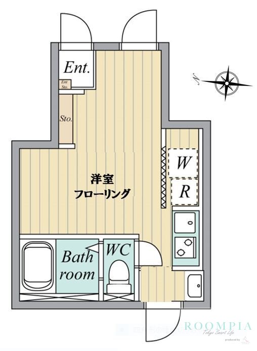 1階の間取り図