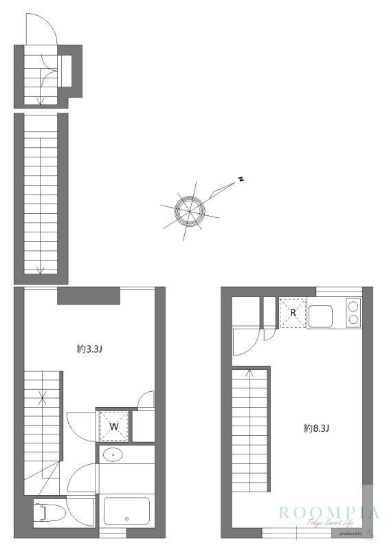 2階の間取り図