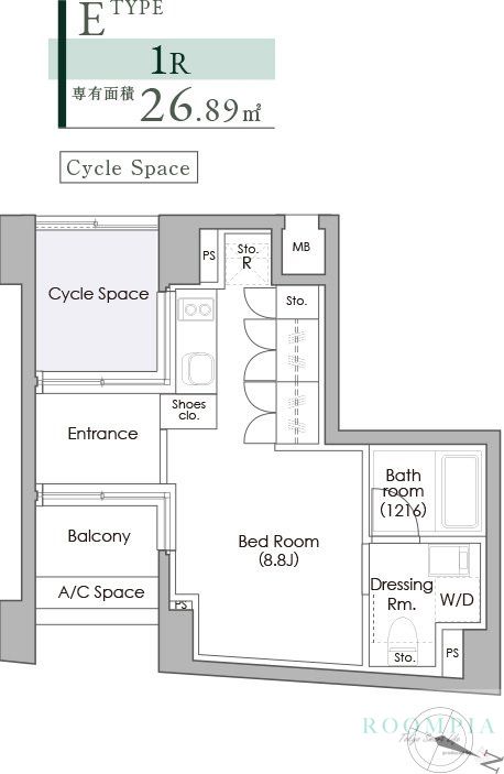3階の間取り図