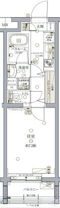 4階の間取り図