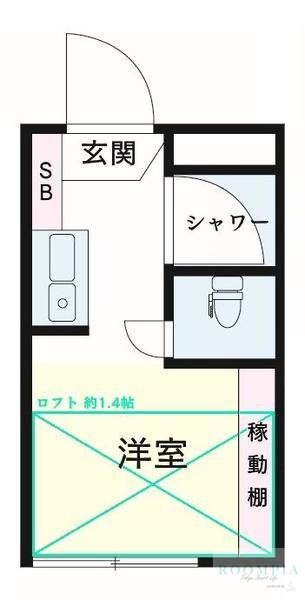 2階の間取り図