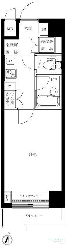 2階の間取り図