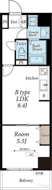 4階の間取り図
