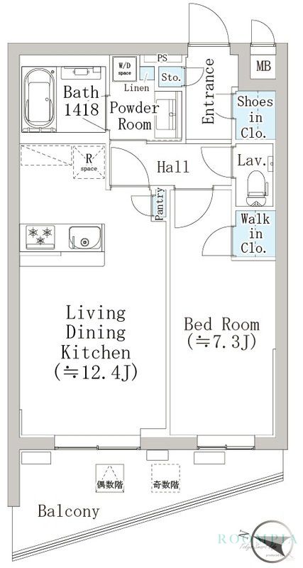 3階の間取り図