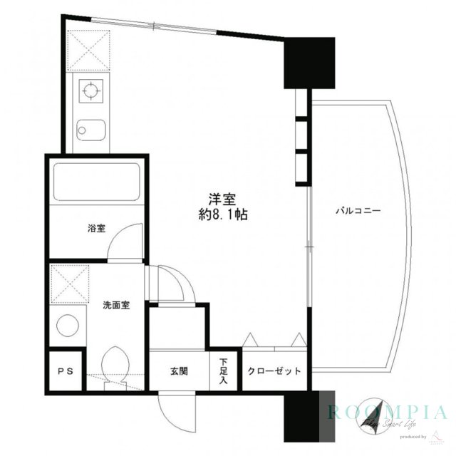 6階の間取り図