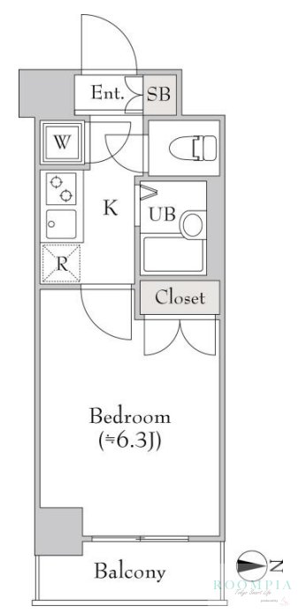7階の間取り図