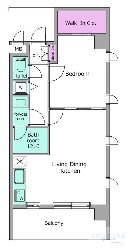 3階の間取り図