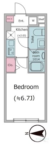 4階の間取り図