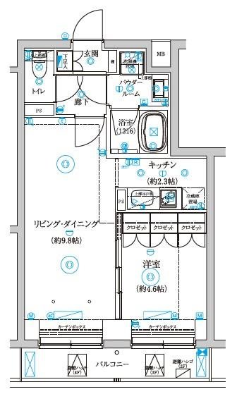 4階の間取り図