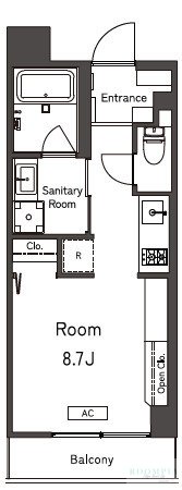 4階の間取り図