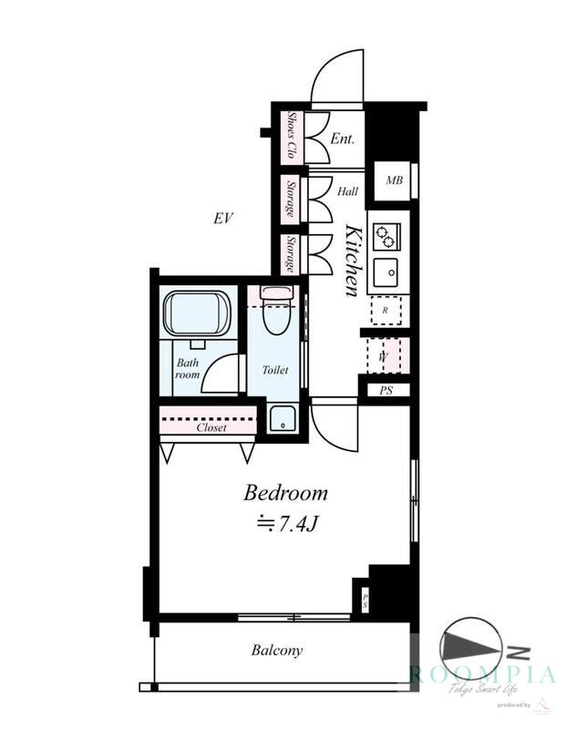 6階の間取り図