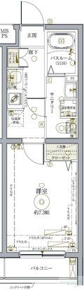 2階の間取り図