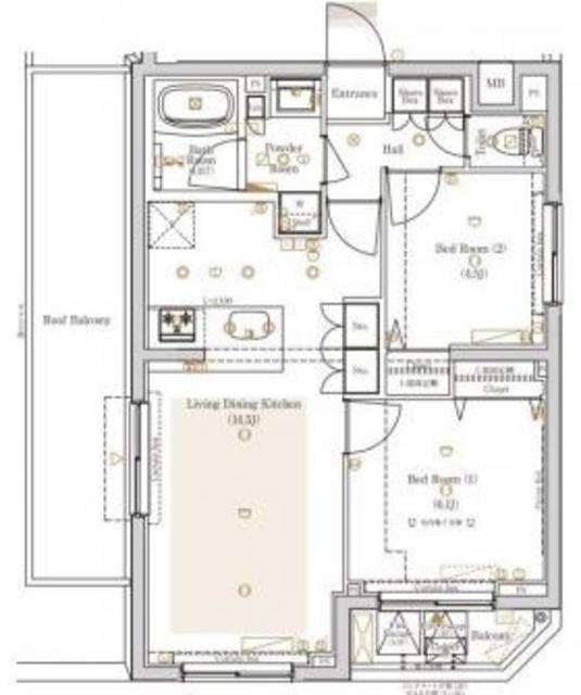 5階の間取り図