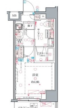 4階の間取り図
