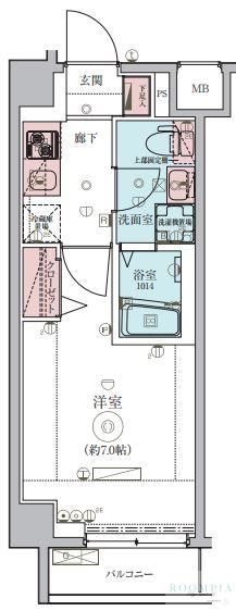 5階の間取り図