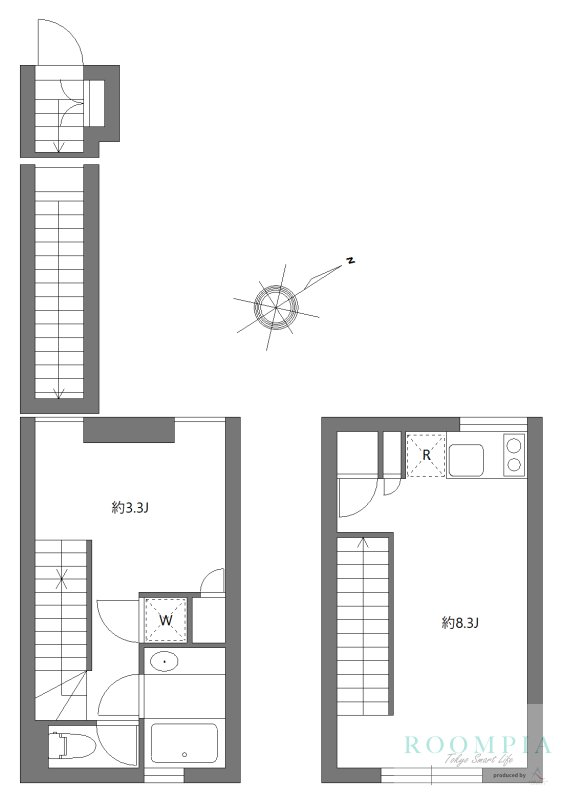 2階の間取り図