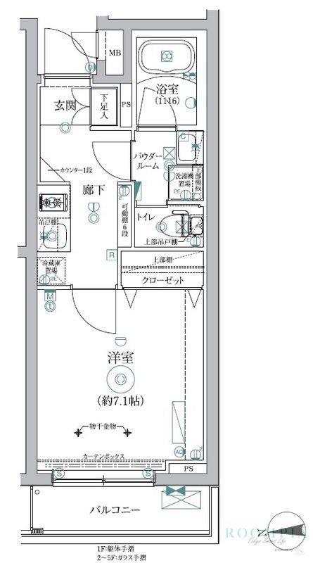 1階の間取り図
