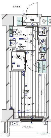 6階の間取り図