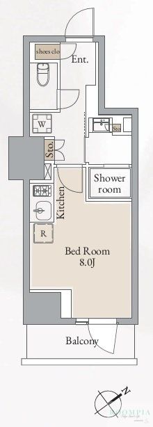 2階の間取り図