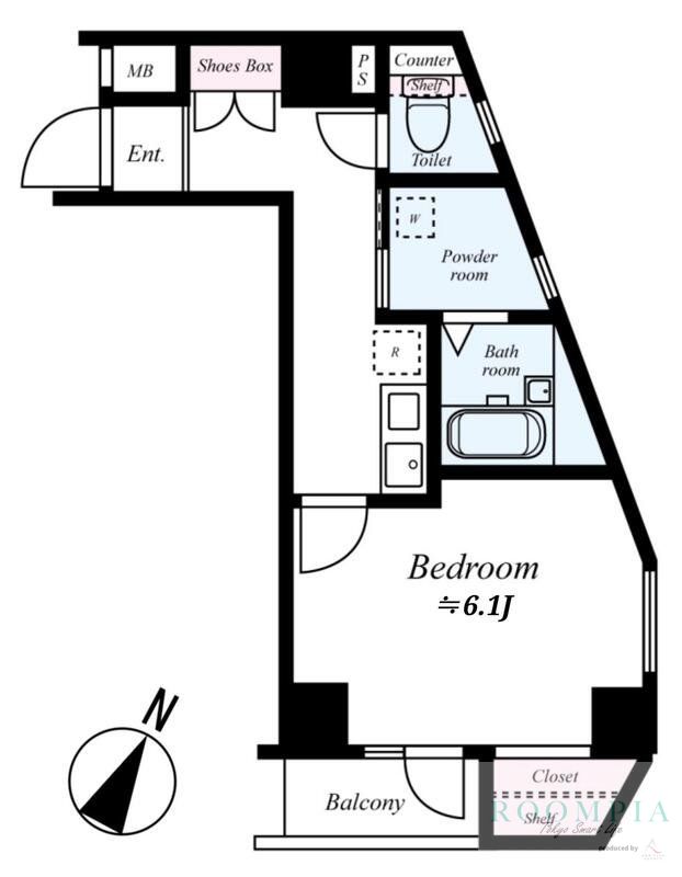 5階の間取り図