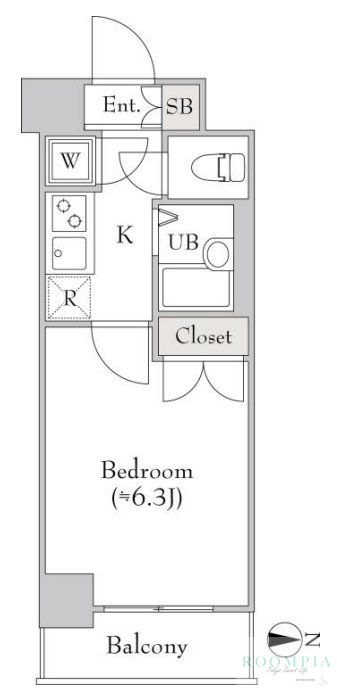 7階の間取り図