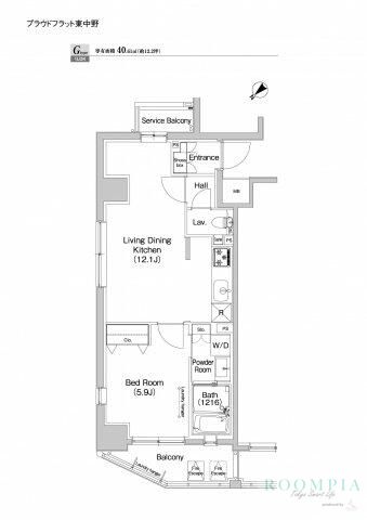 4階の間取り図