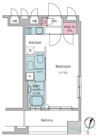 5階の間取り図