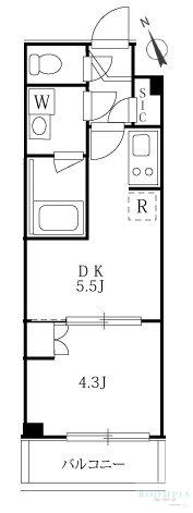 3階の間取り図