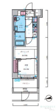 1階の間取り図