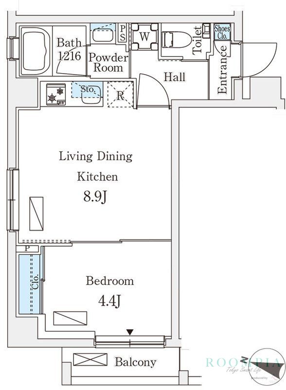 1階の間取り図