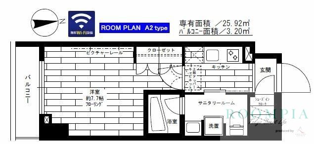 6階の間取り図