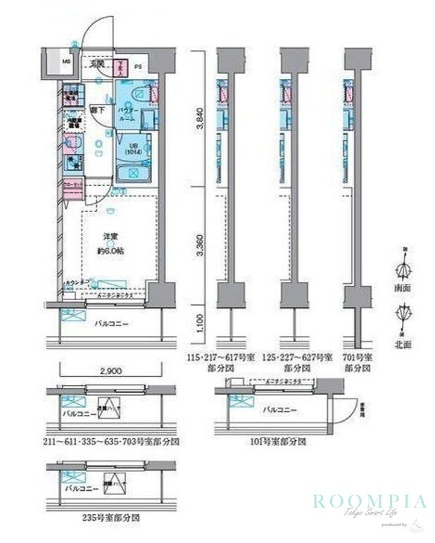 5階の間取り図