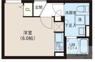 2階の間取り図