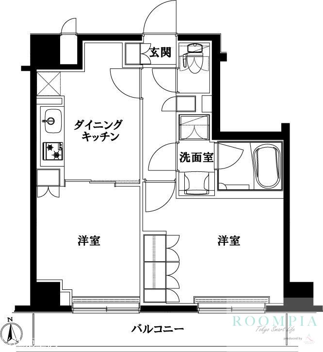 6階の間取り図