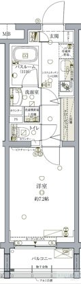 4階の間取り図
