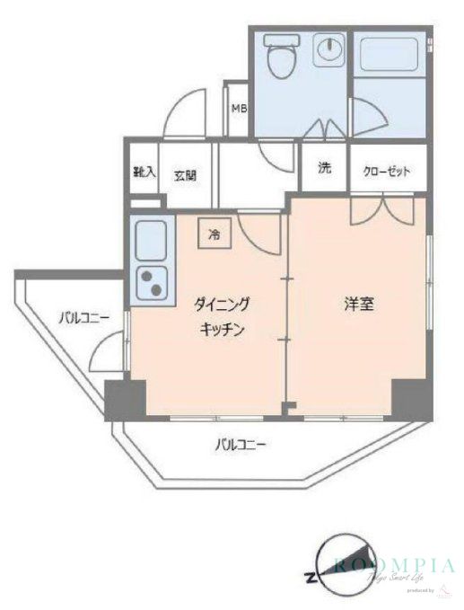 4階の間取り図