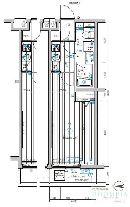 3階の間取り図