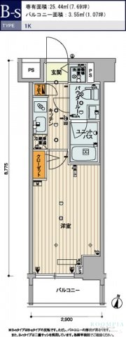 5階の間取り図