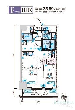 9階の間取り図