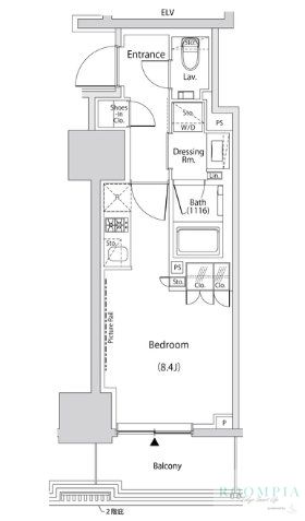 6階の間取り図