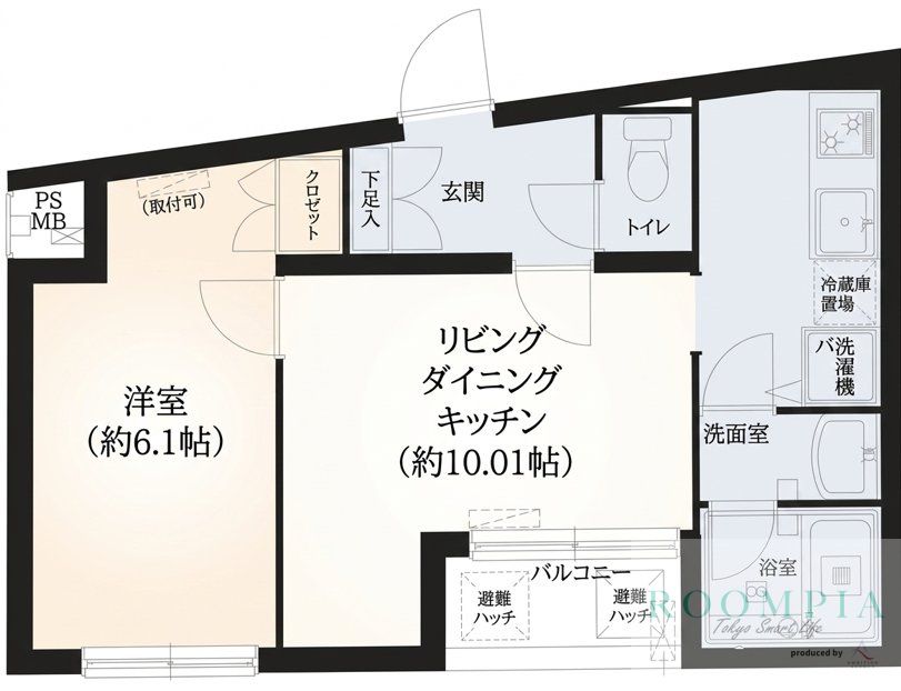 3階の間取り図