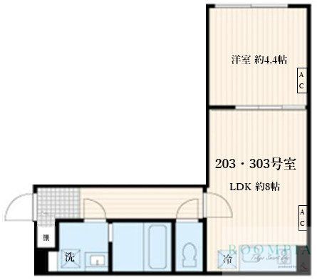 2階の間取り図