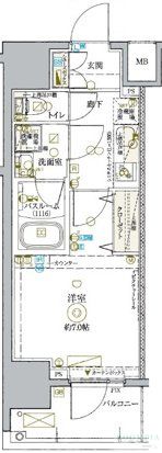 4階の間取り図