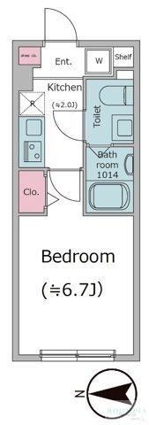 4階の間取り図
