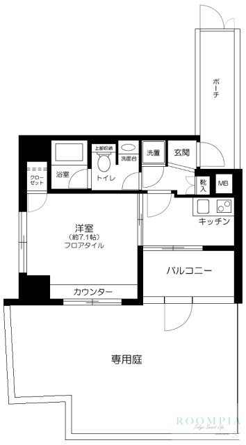 1階の間取り図
