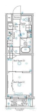 1階の間取り図