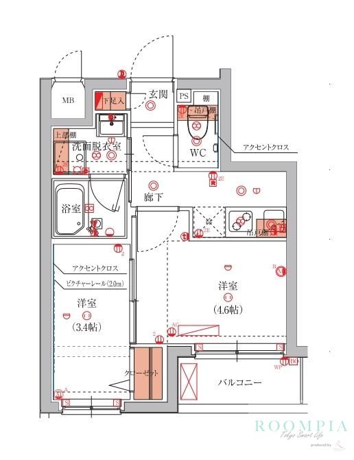 3階の間取り図
