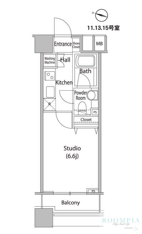 4階の間取り図