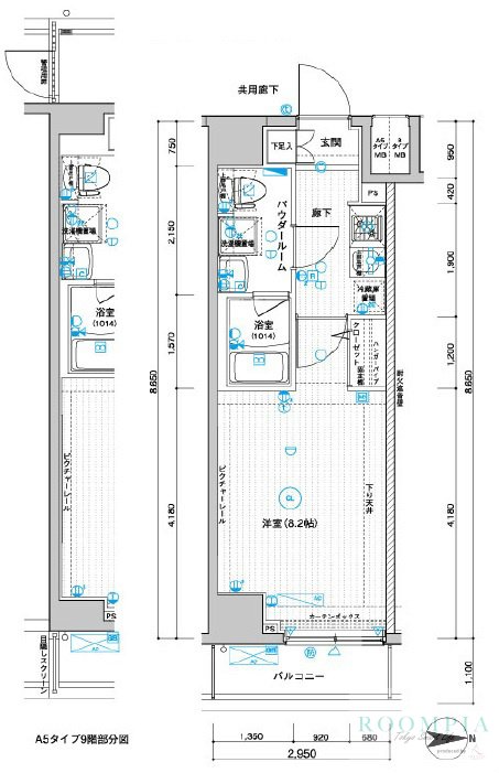 7階の間取り図