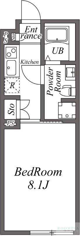 1階の間取り図